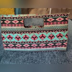 Tribal Pattern Women's Bag - Multicolor